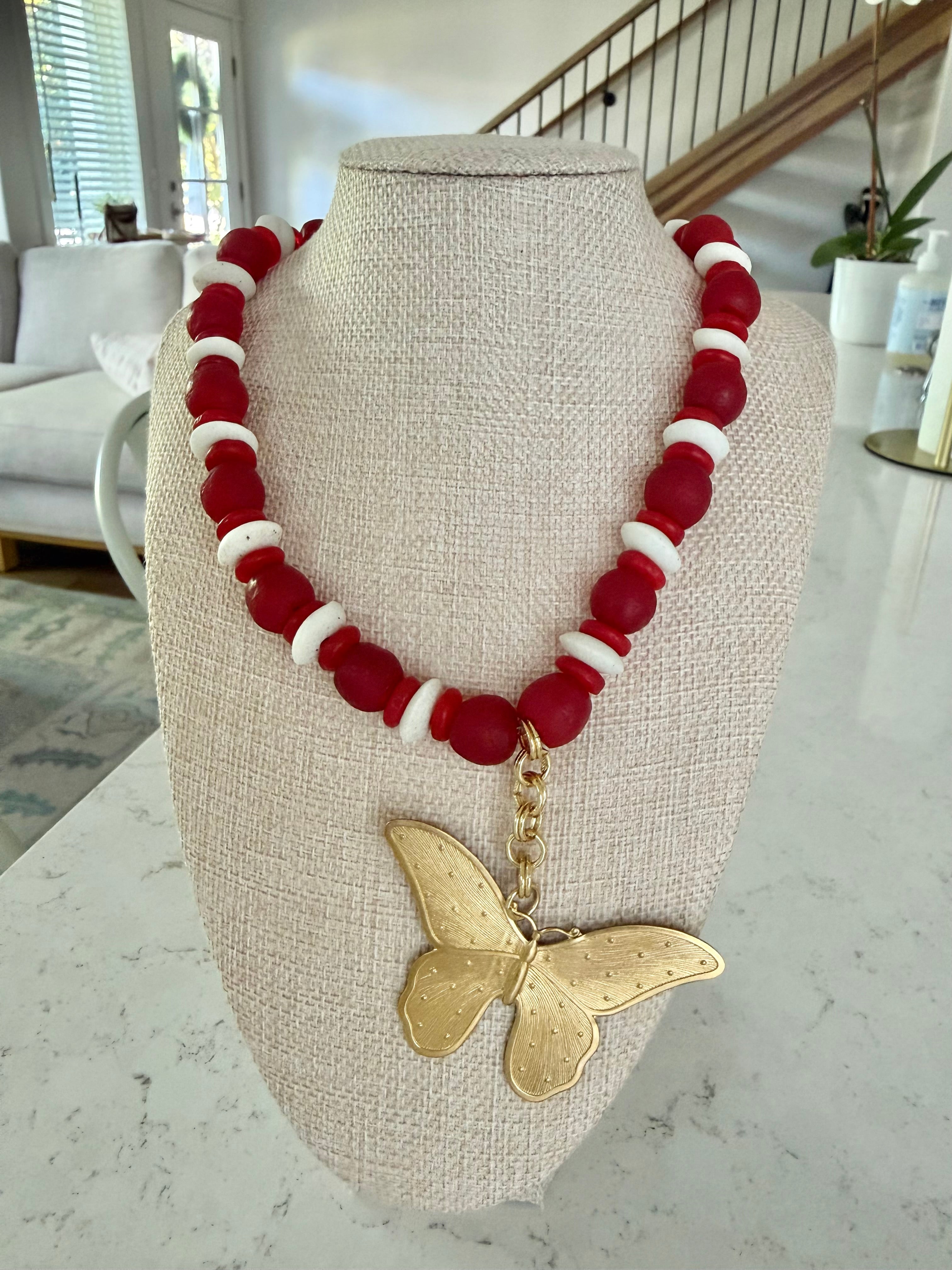 The Monarch - Red & White